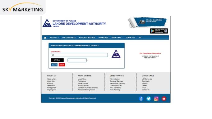 LDA City Lahore Files Balloting