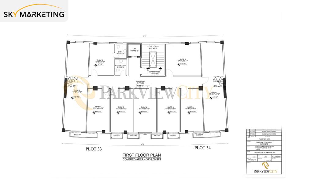 Sky View 1st Floor Plan