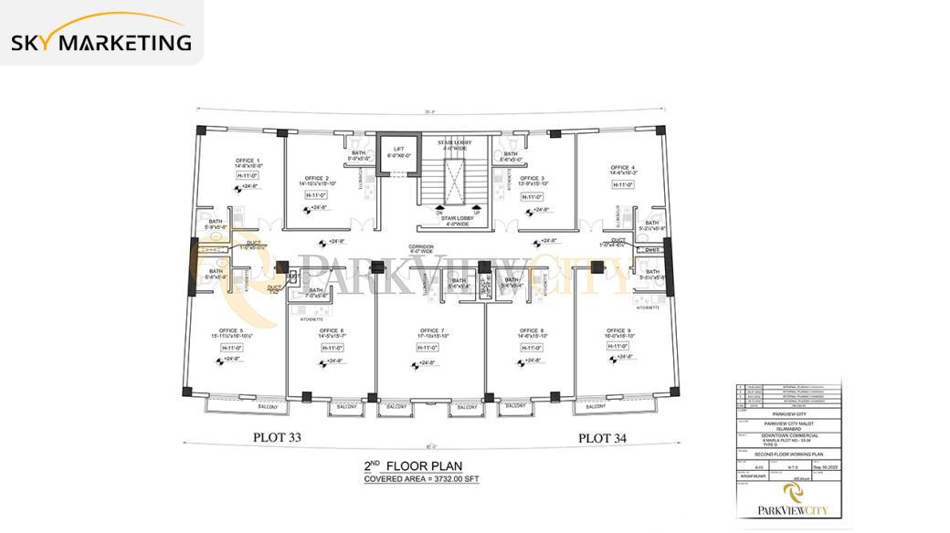 Sky View 2nd Floor Plan