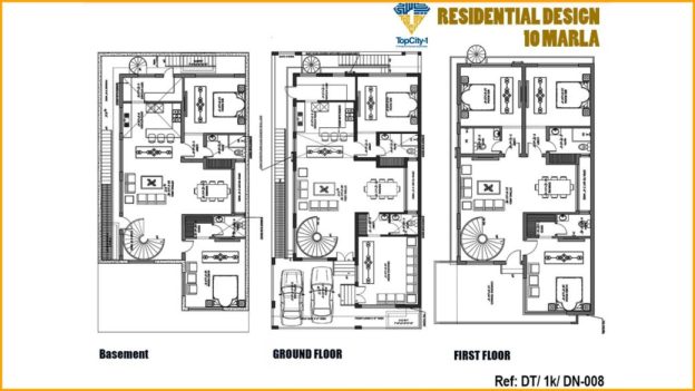 Top City Islamabad Floor Plans