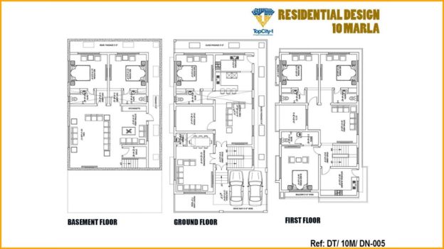 Top City Islamabad Floor Plans