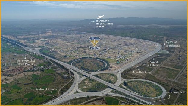 Top City Islamabad Location