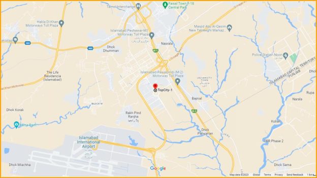 Top City Islamabad Maps