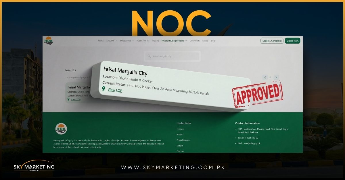 Faisal Margalla City NOC