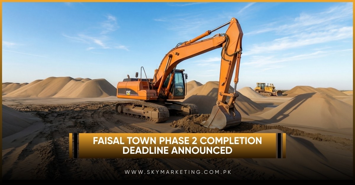 Faisal Town Phase 2 Completion Deadline Announced