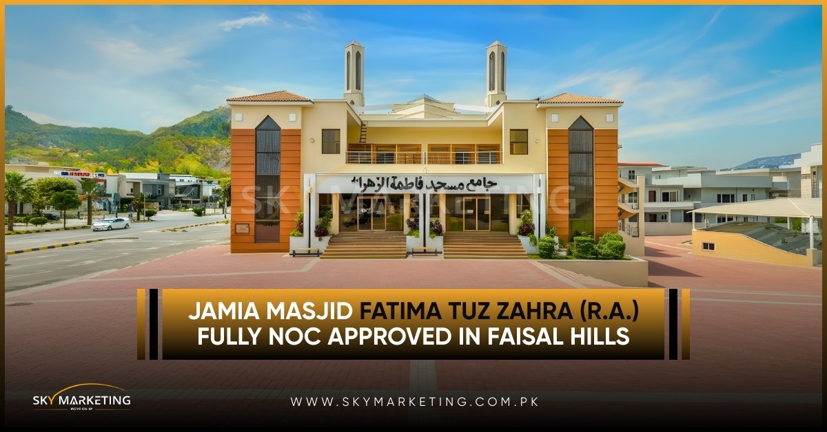 Jamia Masjid Fatima Tuz Zahra (R.A.) Fully NOC Approved in Faisal Hills