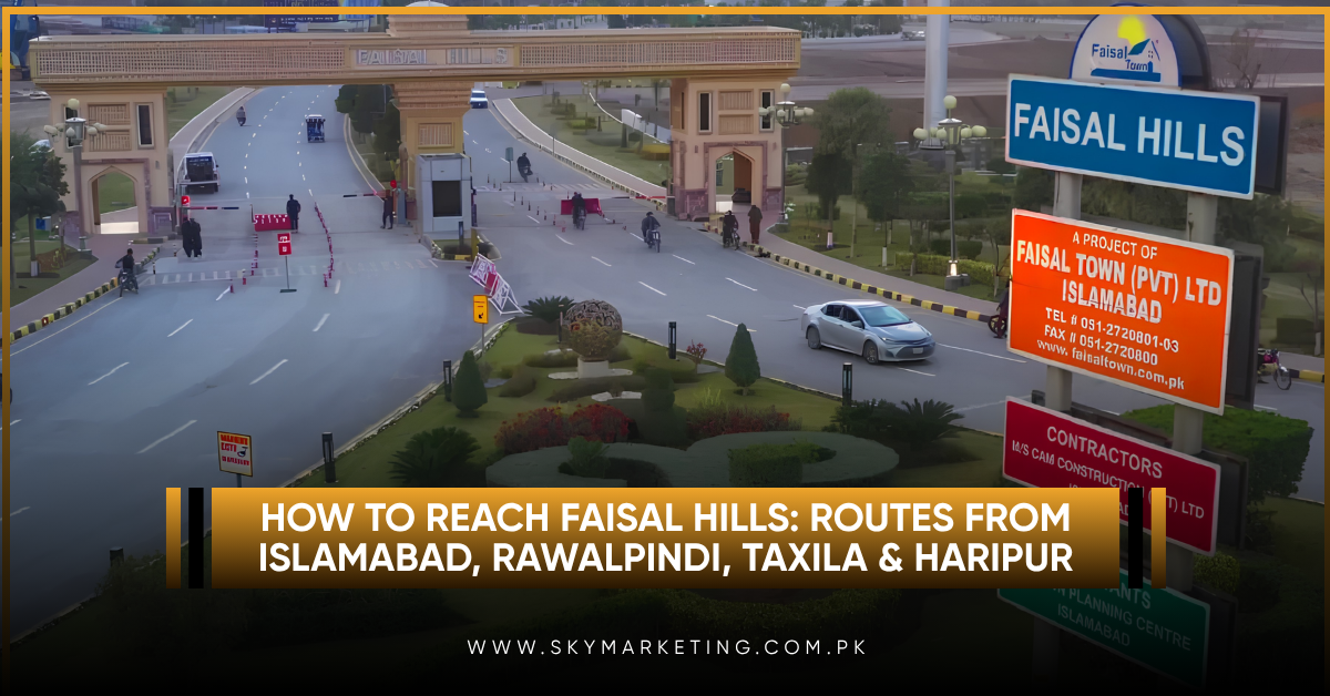 how to reach Faisal Hills